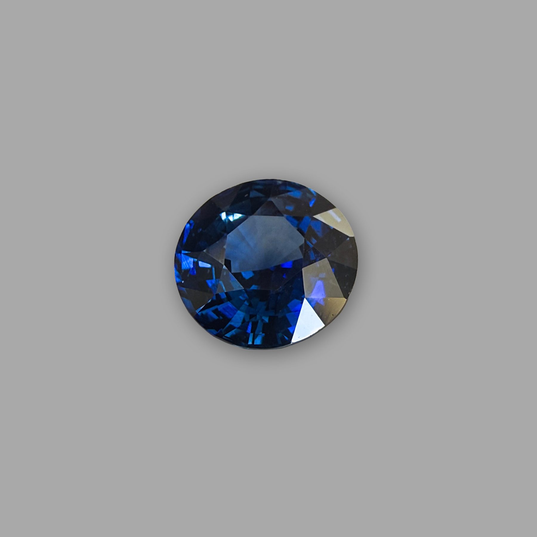 Saphir 3,16 ct, blau