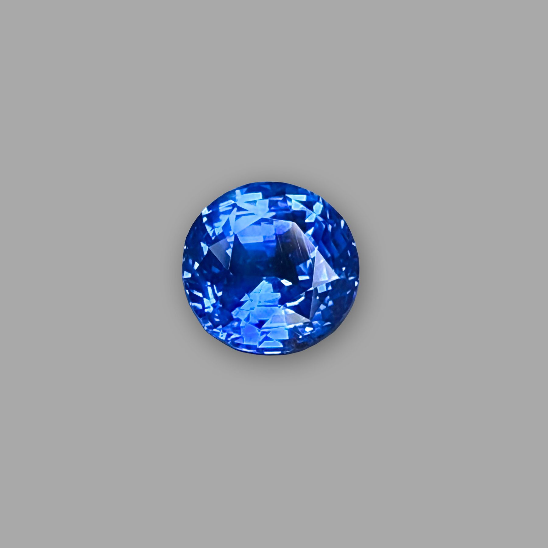Saphir 2,51 ct, blau