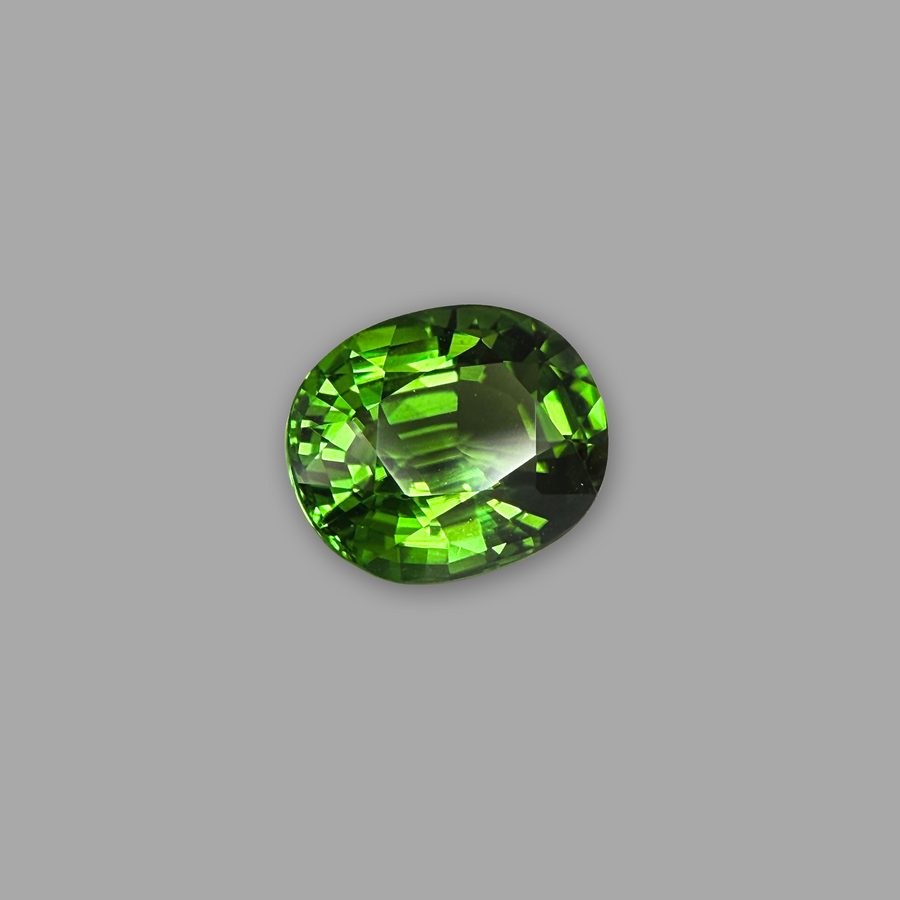 Chrom-Turmalin 3,34 ct, grün