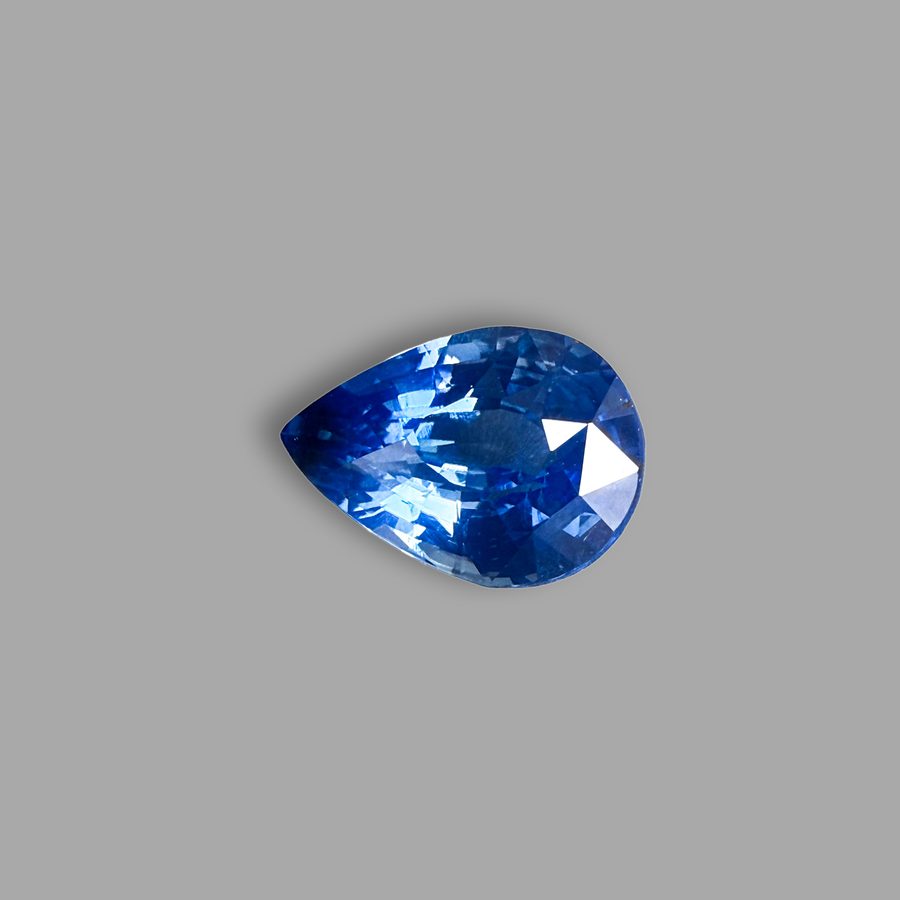 Saphir 3,05 ct, blau