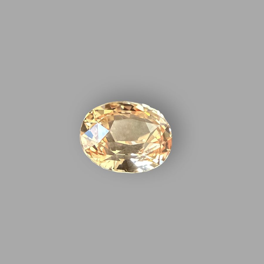Saphir 2,52 ct, pfirsich